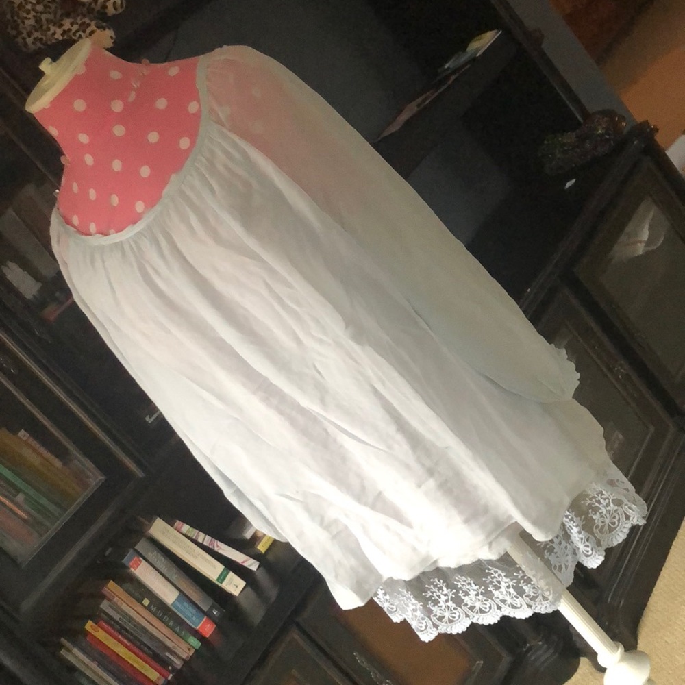 Giulia size medium baby blue Raw silk top